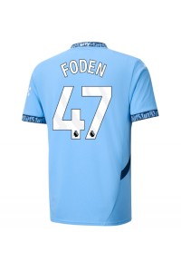 Manchester City Phil Foden #47 Fotballdrakt Hjemme Klær 2024-25 Korte ermer